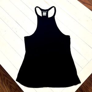 Venus size medium black, ribbed long tank